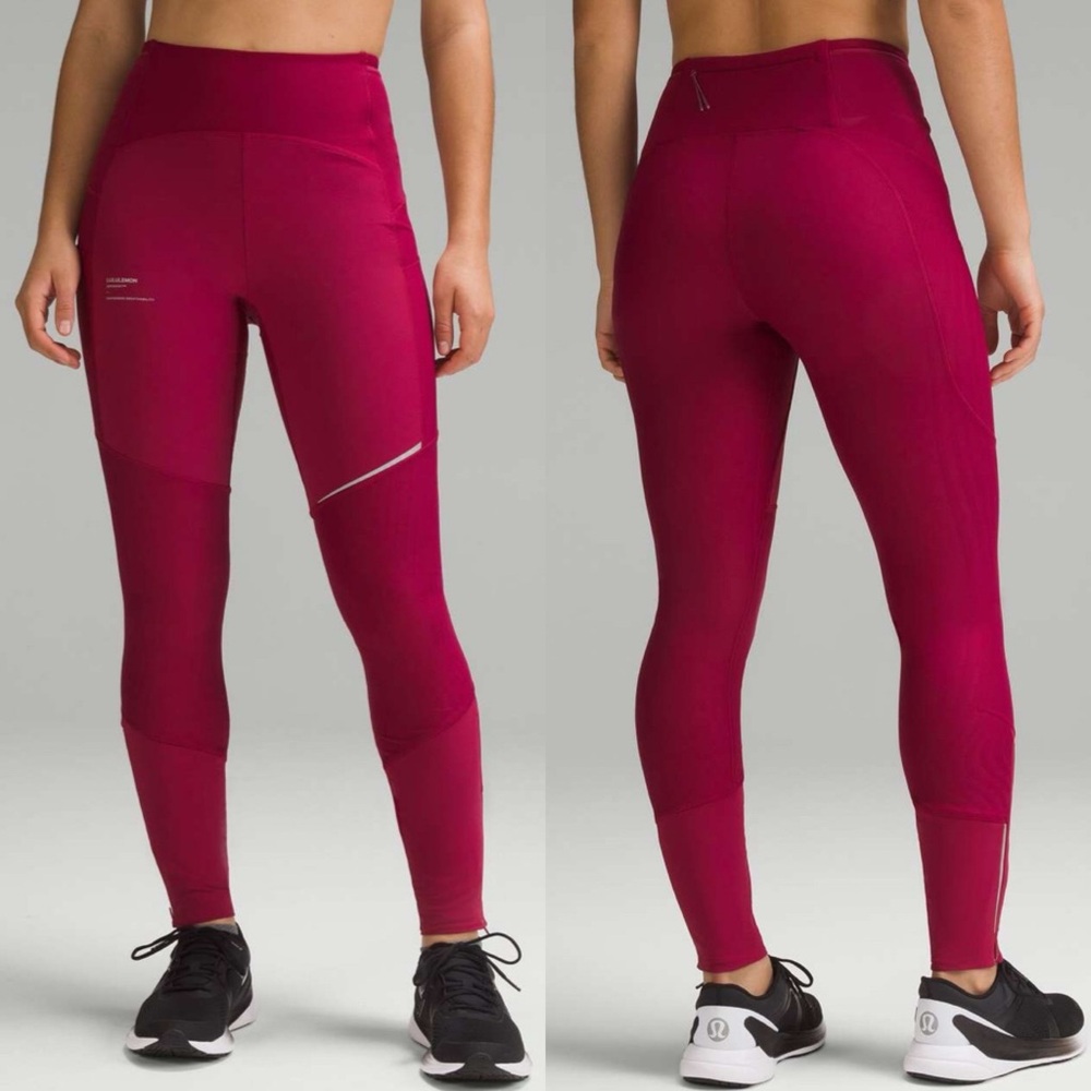 Lululemon SenseKnit Composite High-Rise Running Leggings